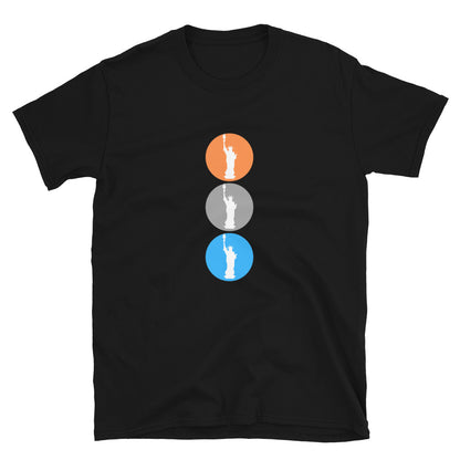 MYNY Hub "Liberty NY Traffic Light" Short-Sleeve Unisex T-Shirt