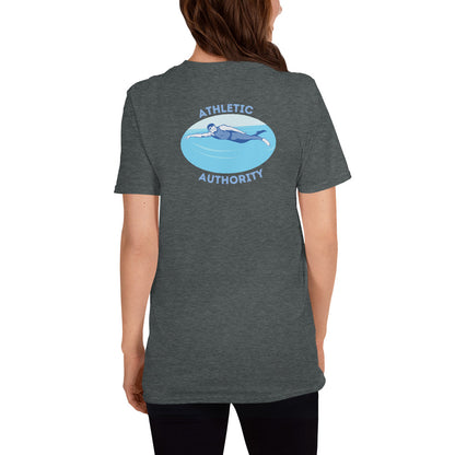 Athletic Authority "Swimming" PREMIUM Short-Sleeve Unisex T-Shirt