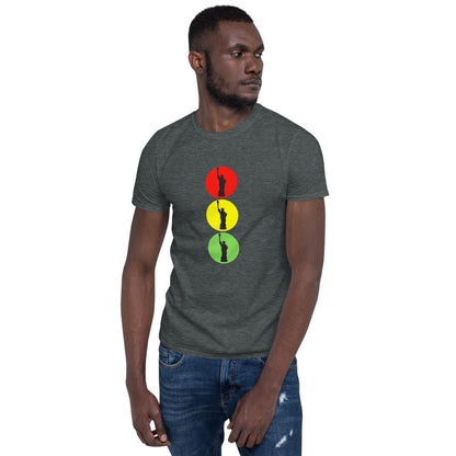 MYNY Hub "Liberty NY Traffic Light 2" Short-Sleeve Unisex T-Shirt