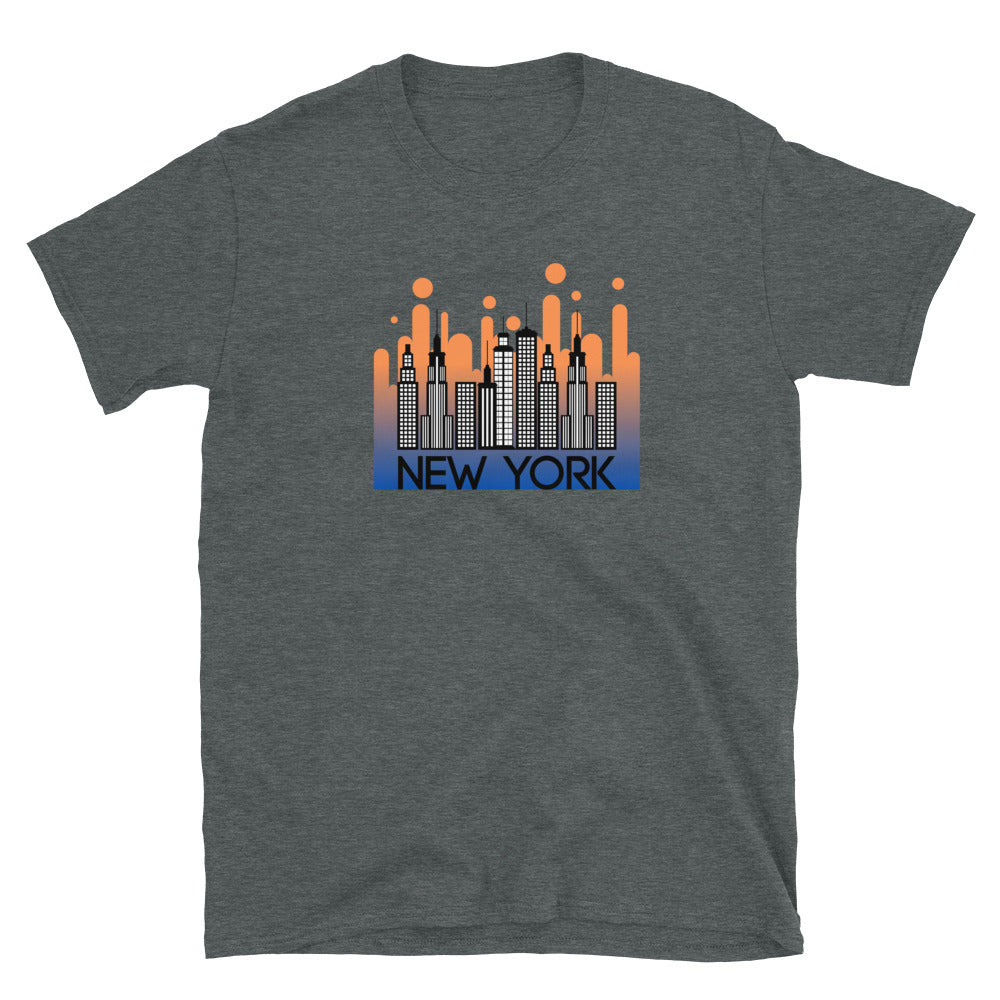 MYNY Hub "Bubblin' SKYLINE" Short-Sleeve Unisex T-Shirt