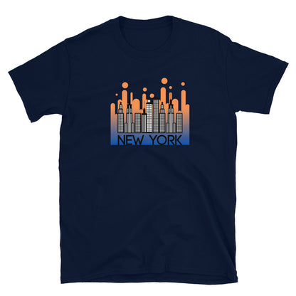 MYNY Hub "Bubblin' SKYLINE" Short-Sleeve Unisex T-Shirt