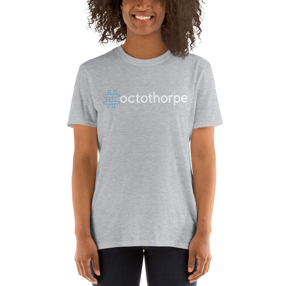 Word Nurd "#Octothorpe" Short-Sleeve Unisex T-Shirt grey front