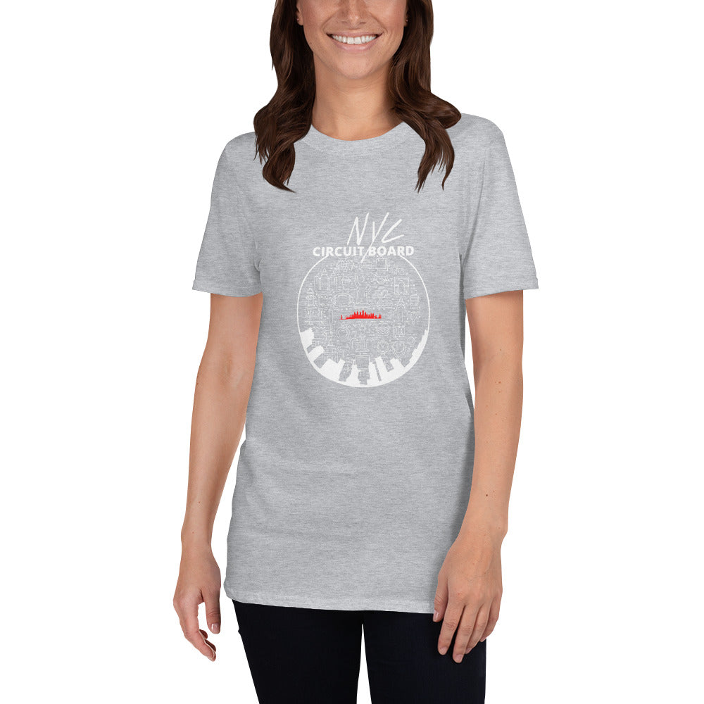 MYNY Hub "NYC Circuit Board" Short-Sleeve Unisex T-Shirt