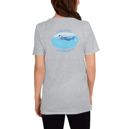 Athletic Authority "Swimming" PREMIUM Short-Sleeve Unisex T-Shirt