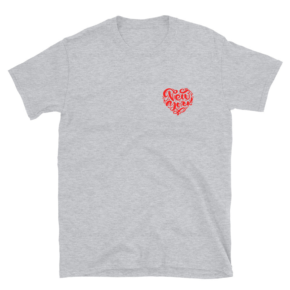 MYNY Hub "NY Is My Heart" Short-Sleeve Unisex T-Shirt