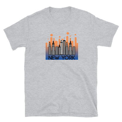 MYNY Hub "Bubblin' SKYLINE" Short-Sleeve Unisex T-Shirt