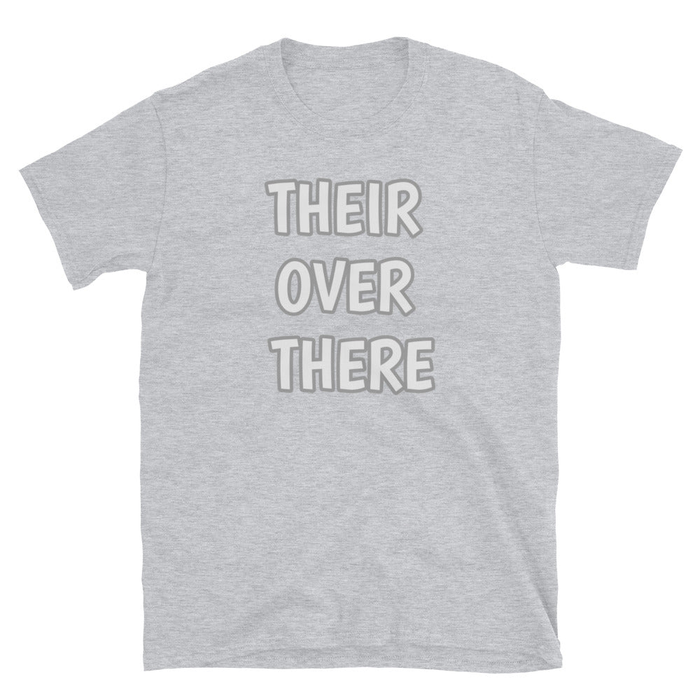 Word Nurd "Their over There" Unisex Short-Sleeve Unisex T-Shirt