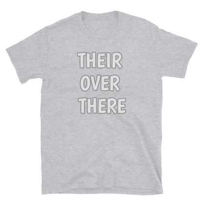 Word Nurd "Their over There" Unisex Short-Sleeve Unisex T-Shirt