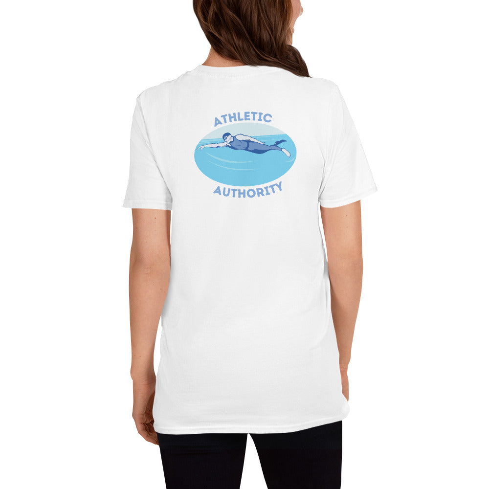 Athletic Authority "Swimming" PREMIUM Short-Sleeve Unisex T-Shirt