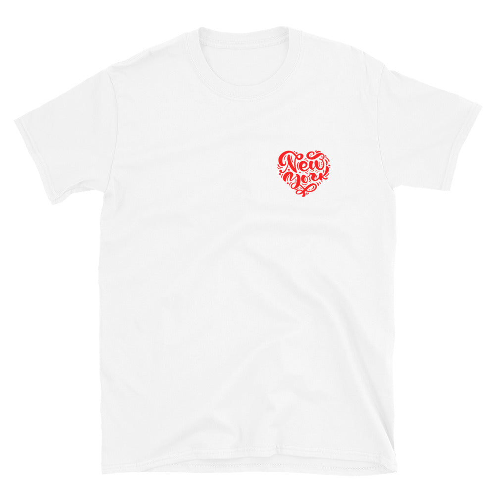 MYNY Hub "NY Is My Heart" Short-Sleeve Unisex T-Shirt