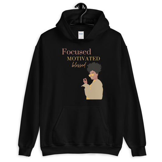 MYNY HUB "Focused Motivated Blessed" Unisex Hoodie