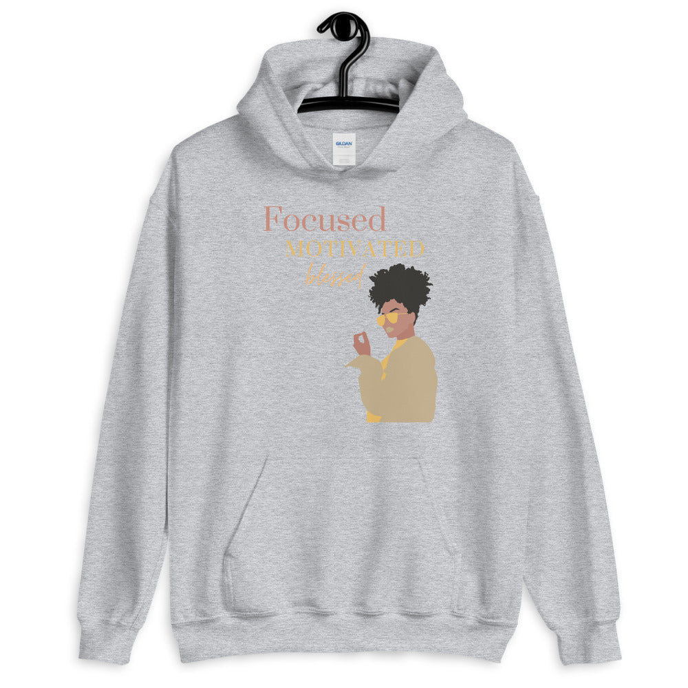 MYNY HUB "Focused Motivated Blessed" Unisex Hoodie