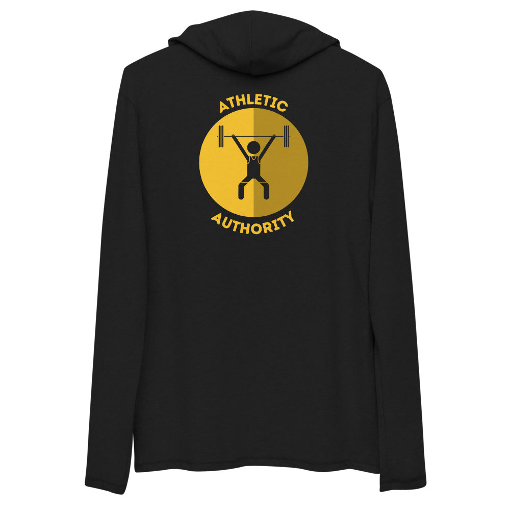 Athletic Authority "Weight Lifting Gold" Unisex Lightweight Hoodie