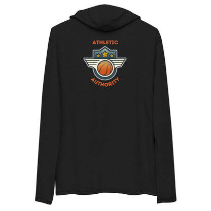 Athletic Authority Basketball Crest" Unisex Lightweight Hoodie