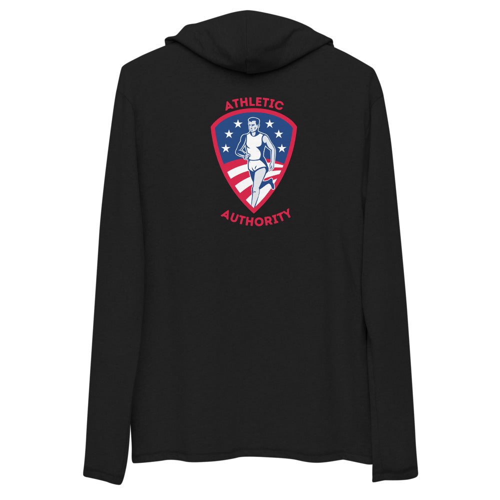 Athletic Authority "Runner USA" Unisex Lightweight Hoodie