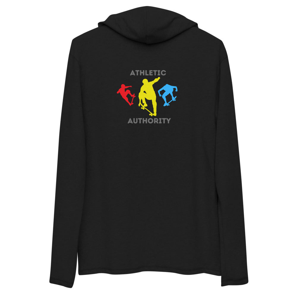 Athletic Authority "Skateboard" Unisex Lightweight Hoodie