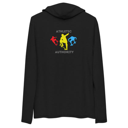 Athletic Authority "Skateboard" Unisex Lightweight Hoodie