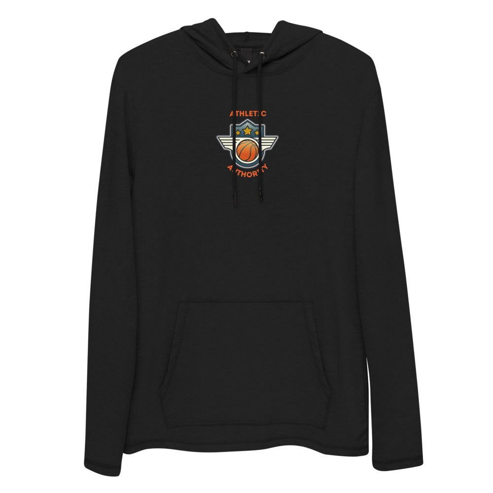 Athletic Authority Basketball Crest" Unisex Lightweight Hoodie