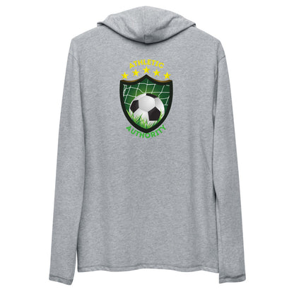 Athletic Authority "Soccer/Football Pitch Crest" Unisex Lightweight Hoodie