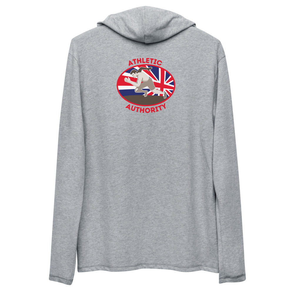 Athletic Authority "Runner GBR" Unisex Lightweight Hoodie