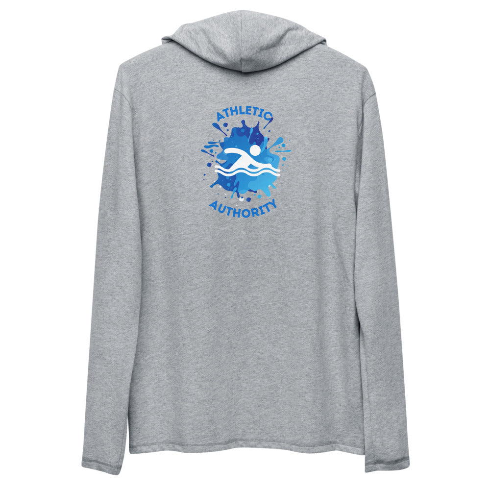 ATHLETIC AUTHORITY "Swim Splash" Unisex Lightweight Hoodie