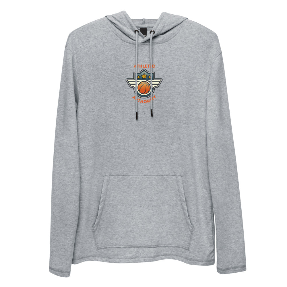 Athletic Authority Basketball Crest" Unisex Lightweight Hoodie