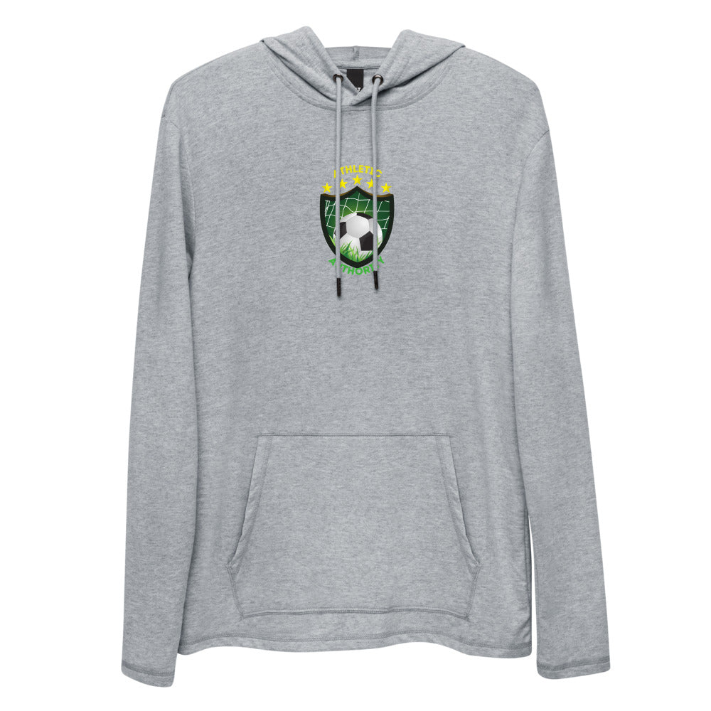 Athletic Authority "Soccer/Football Pitch Crest" Unisex Lightweight Hoodie