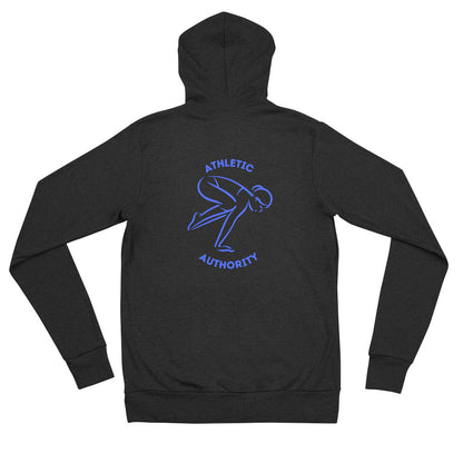 Athletic Authority "Balance" Unisex Lightweight Zipper Hoodie