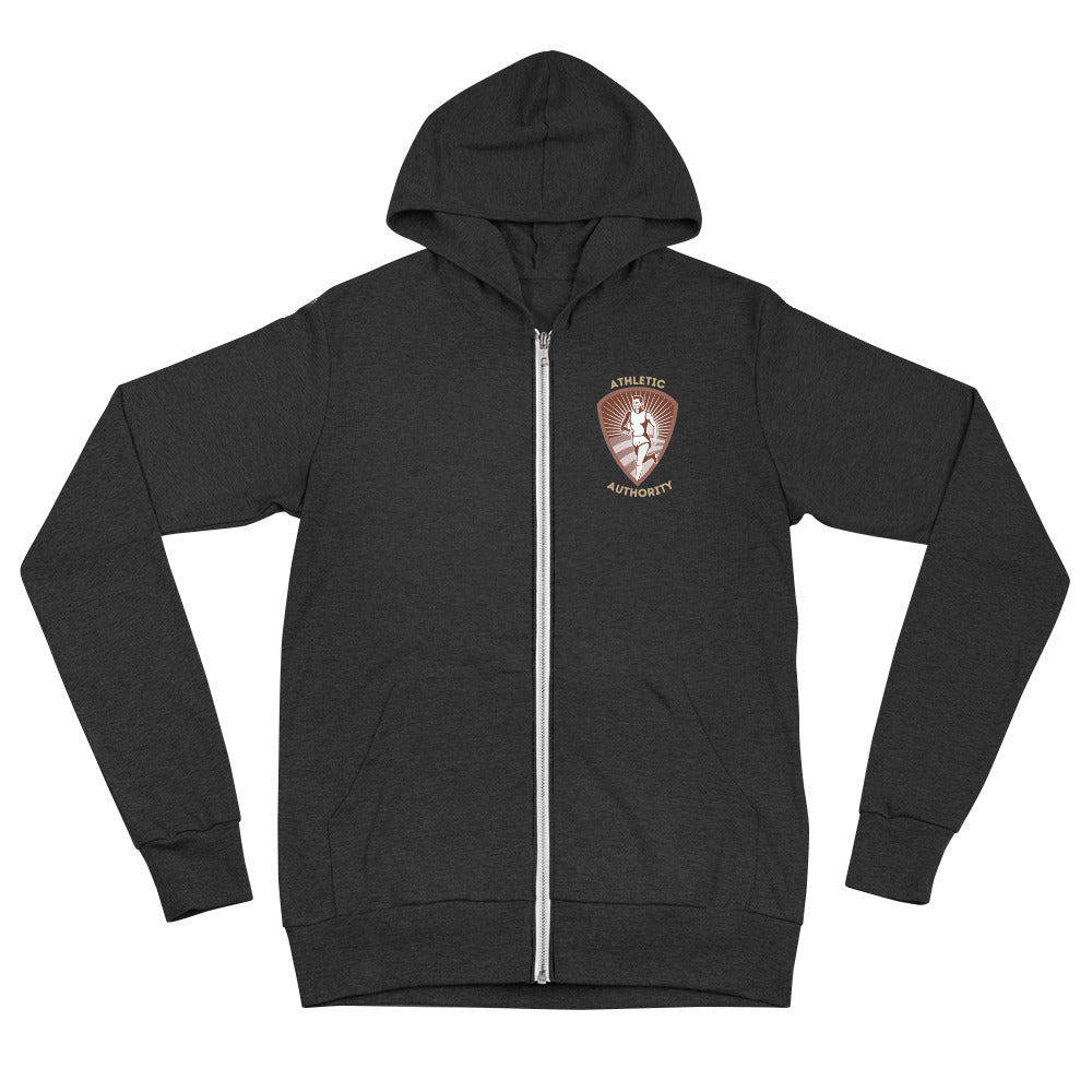 Athletic Authority "Runner Natural" Unisex Lightweight Hoodie