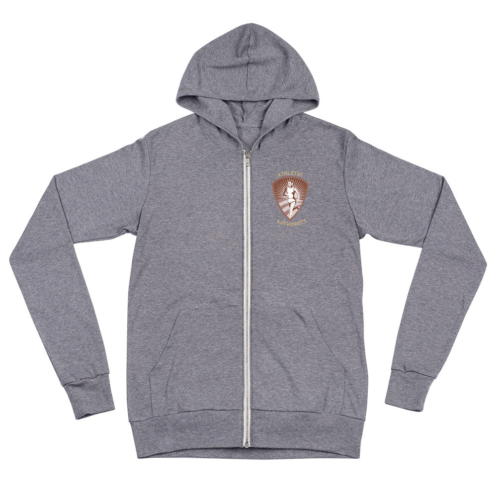 Athletic Authority "Runner Natural" Unisex Lightweight Hoodie