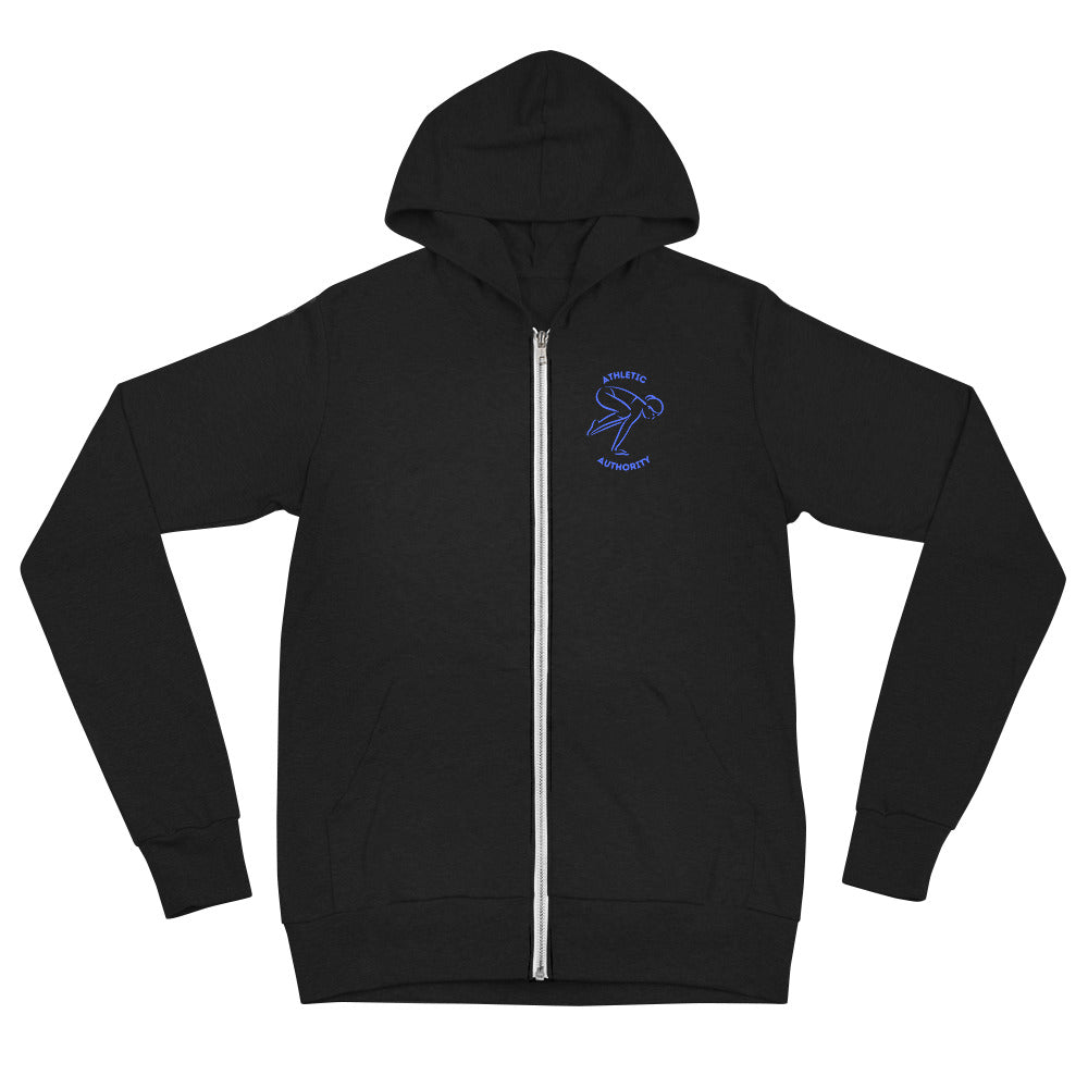 Athletic Authority "Balance" Unisex Lightweight Zipper Hoodie