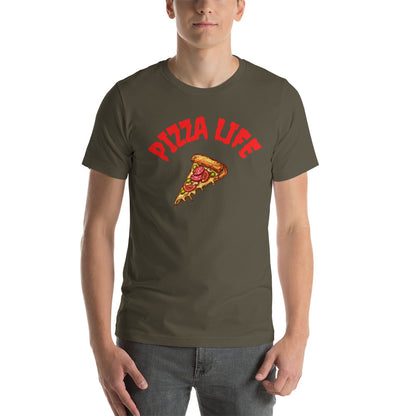 MYNY HUB "PIZZA LIFE" SHORT-SLEEVE UNISEX T-SHIRT