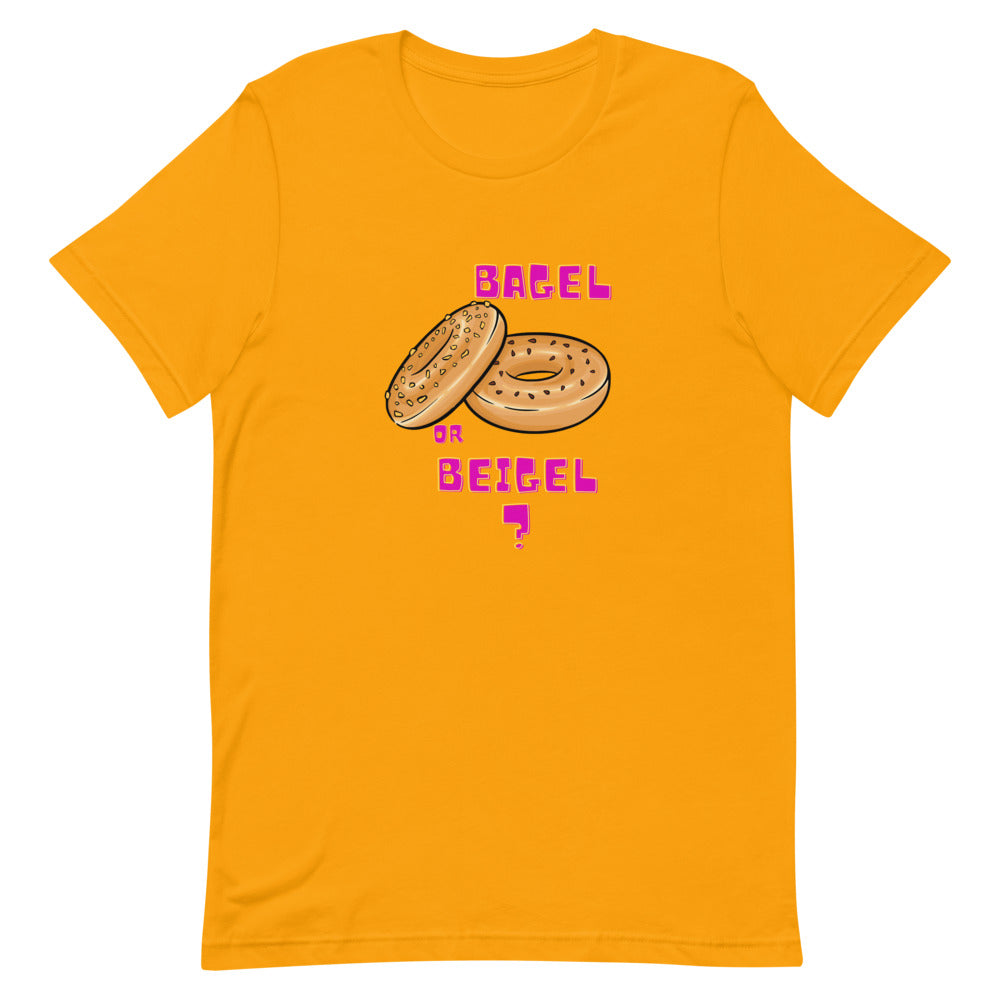 MYNY Hub "Bagel or Beigel" Short-Sleeve Unisex T-Shirt