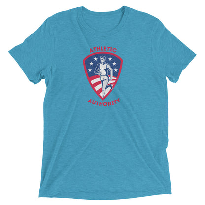 Athletic Authority "Runner USA" Unisex Tri-Blend Short sleeve t-shirt