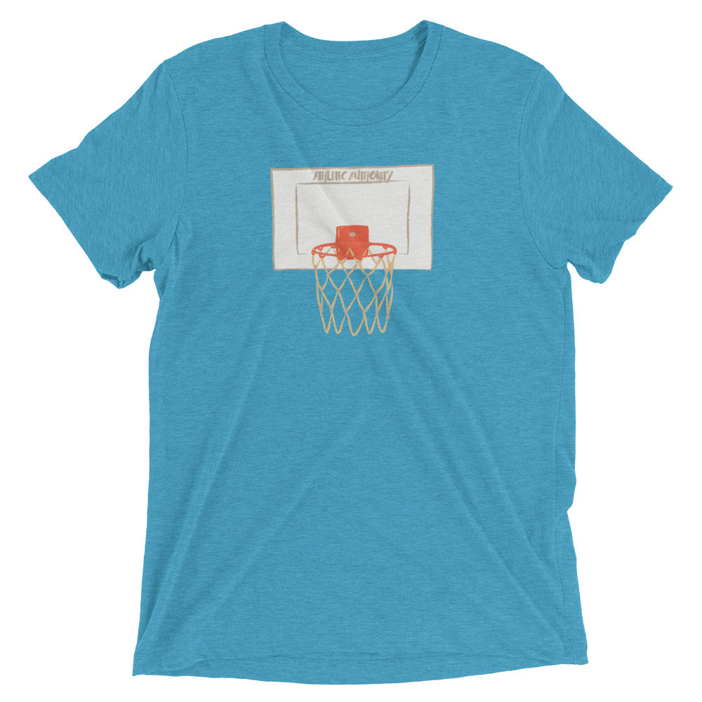 Athletic Authority "Basketball Net" Unisex Tri-Blend Short sleeve t-shirt