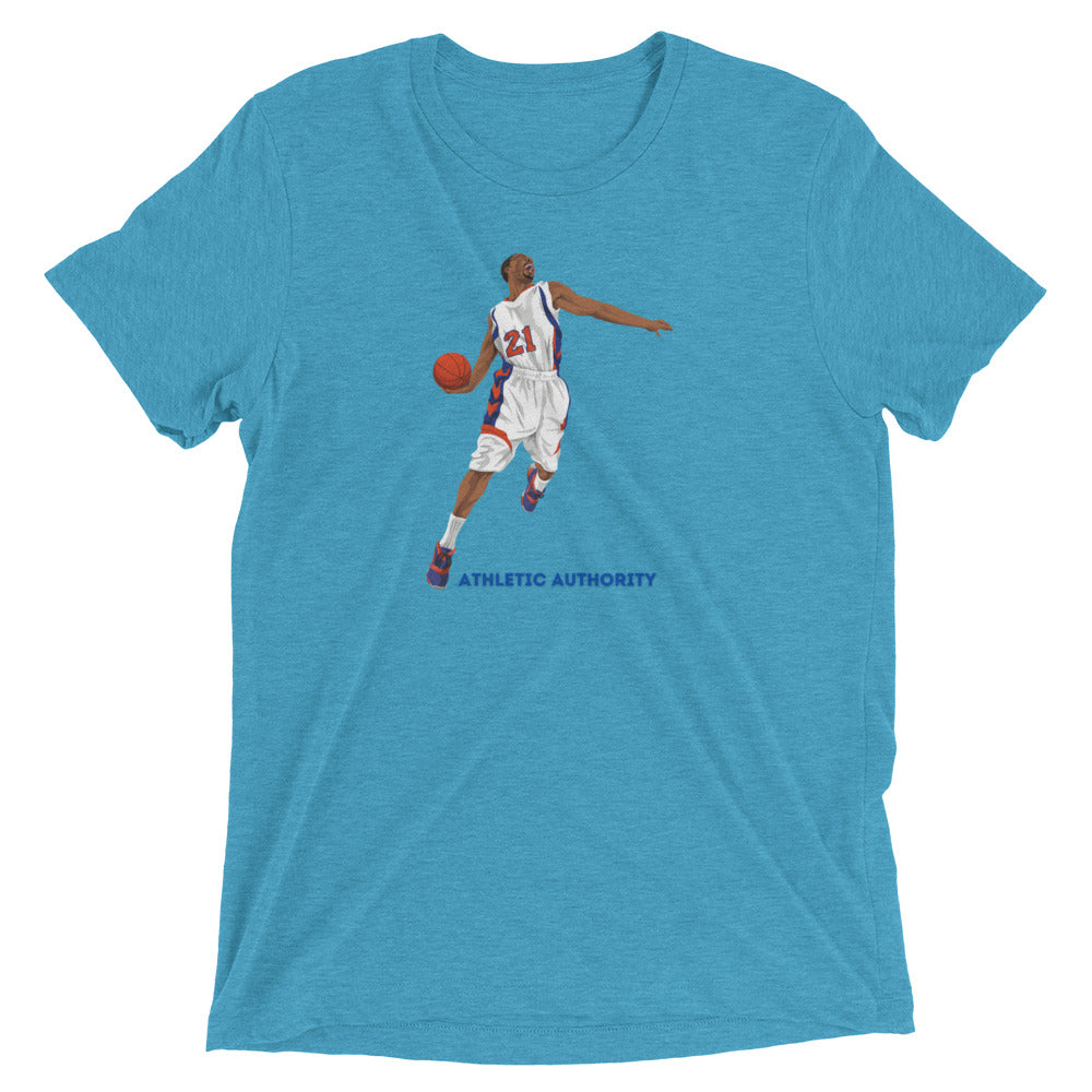 Athletic Authority  "Basketball Slam" Unisex Tri-Blend Short sleeve t-shirt