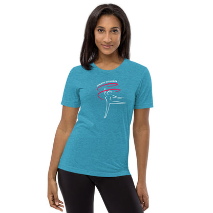 Athletic Authority  "Gymnastics Ribbon" Unisex Tri-Blend Short sleeve t-shirt