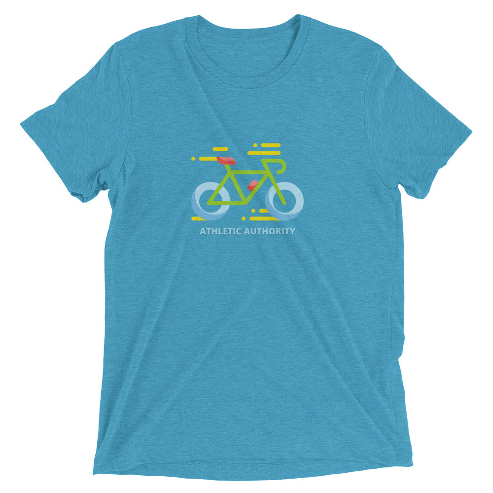 Athletic Authority "Cycling Glow" Unisex Tri-Blend Short sleeve t-shirt