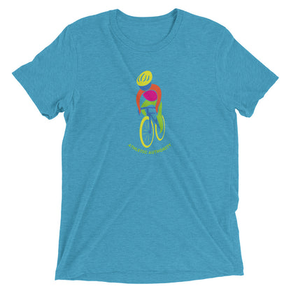 Athletic Authority "Cycling Neon" Unisex Tri-Blend Short sleeve t-shirt