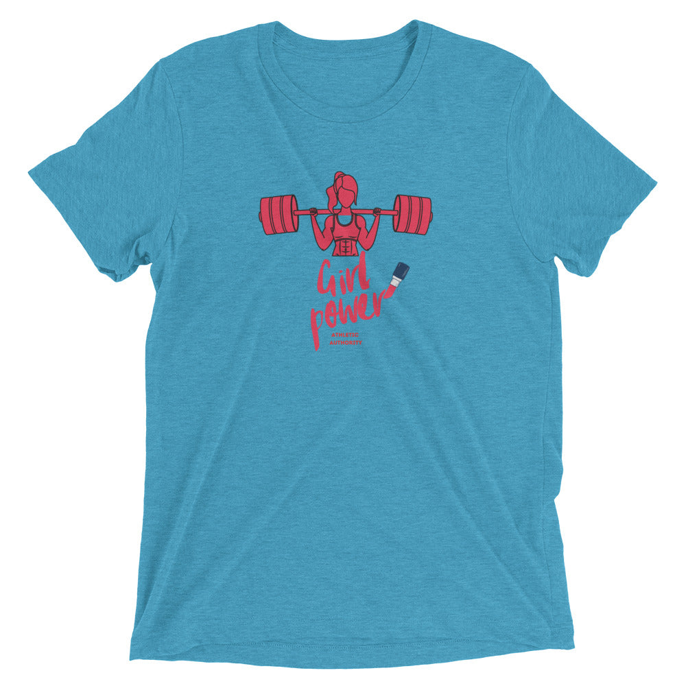 Athletic Authority "Girl Power" Unisex Tri-Blend Short sleeve t-shirt