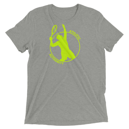 Athletic Authority "Tennis Neon" Unisex Tri-Blend Short sleeve t-shirt