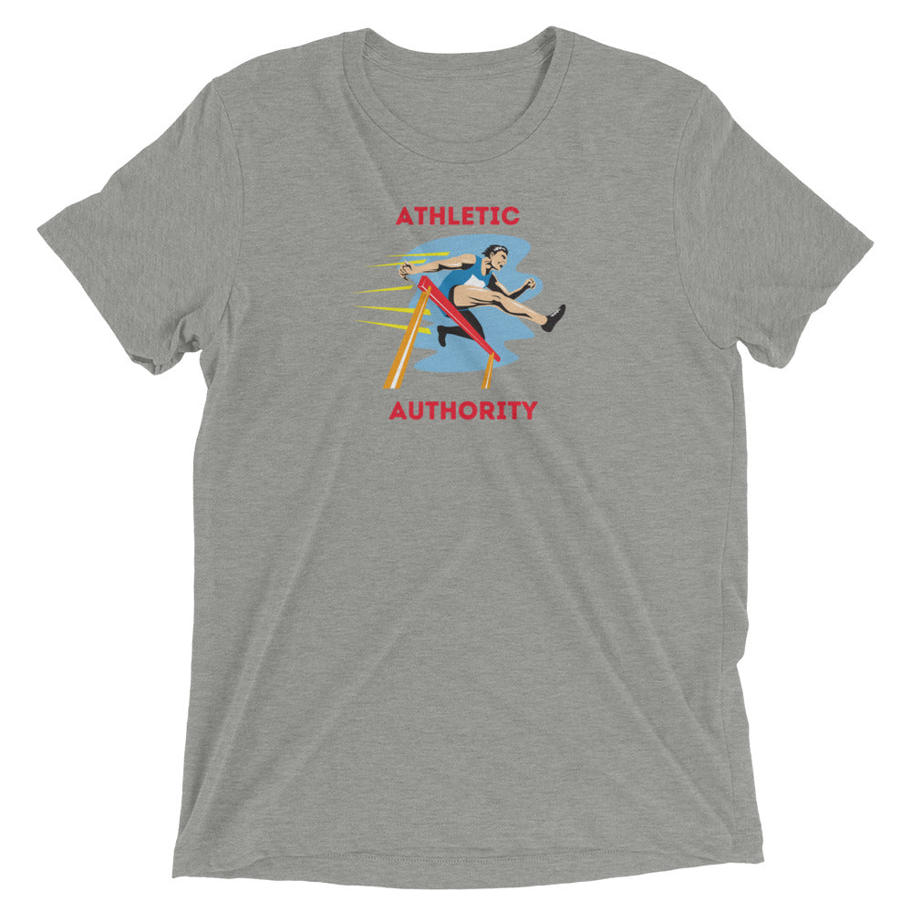 Athletic Authority "Hurdles" Unisex Tri-Blend Short sleeve t-shirt