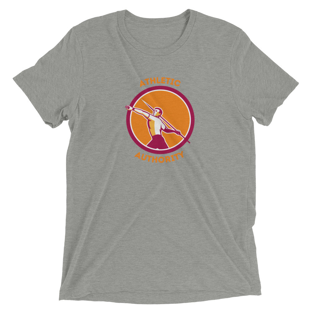 Athletic Authority "Javelin" Unisex Tri-Blend Short sleeve t-shirt