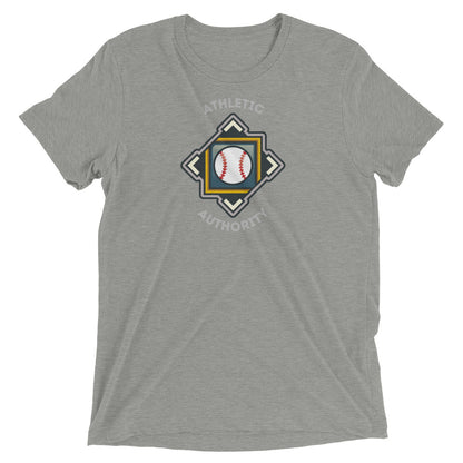 Athletic Authority  "Baseball Crest" Unisex Tri-Blend Short sleeve t-shirt