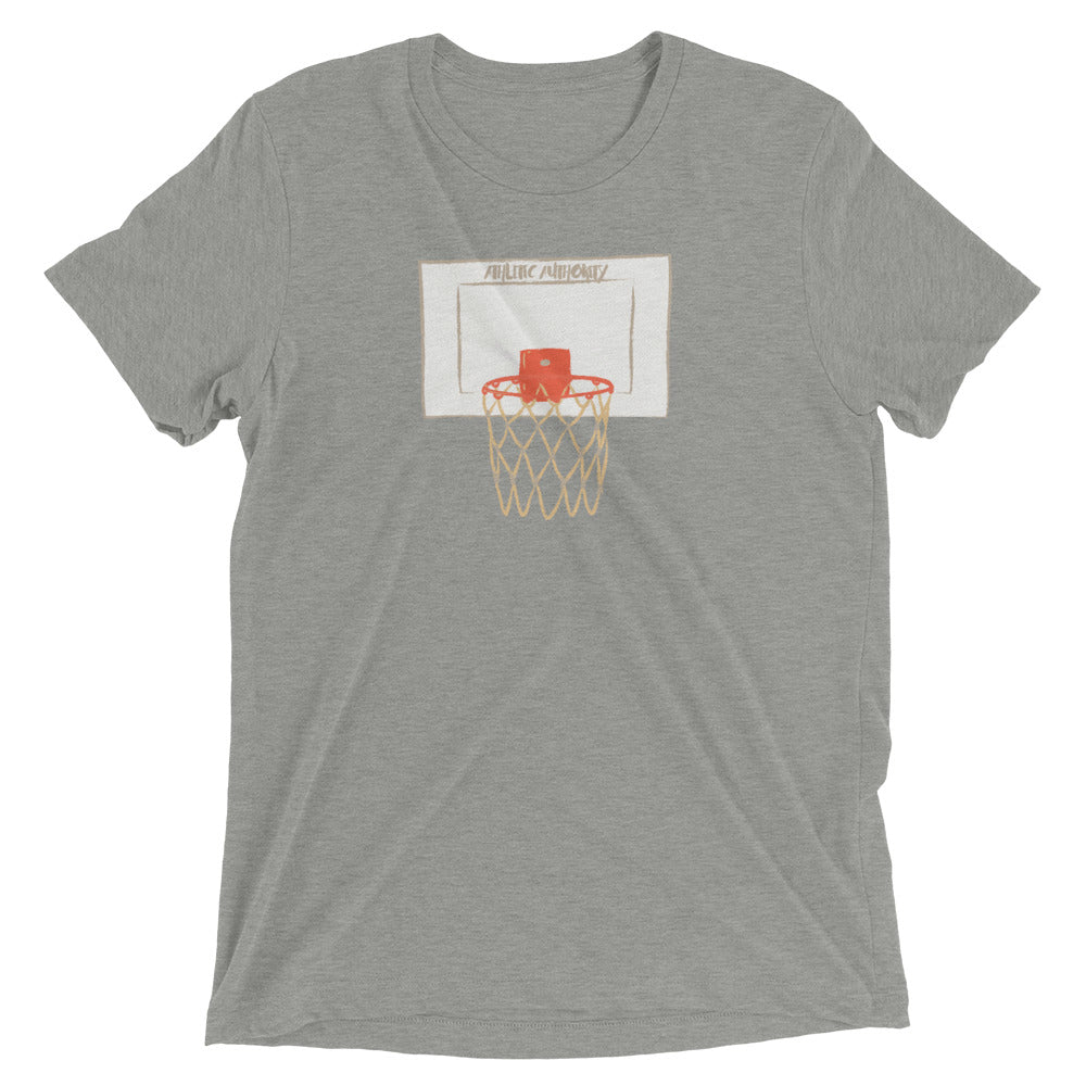 Athletic Authority "Basketball Net" Unisex Tri-Blend Short sleeve t-shirt