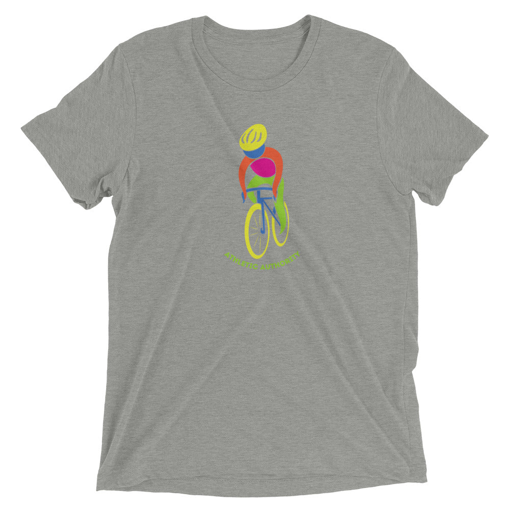 Athletic Authority "Cycling Neon" Unisex Tri-Blend Short sleeve t-shirt