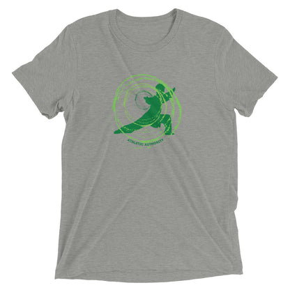 Athletic Authority  "Martial Arts Green" Unisex Tri-Blend Short sleeve t-shirt