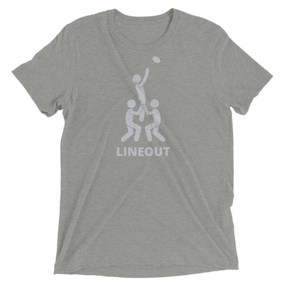 Athletic Authority "Lineout" Unisex Tri-Blend Short sleeve t-shirt