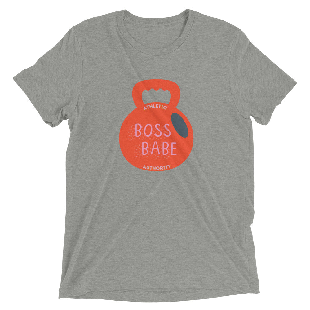 Athletic Authority "Boss Babe" Unisex Tri-Blend Short sleeve t-shirt