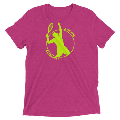 Athletic Authority "Tennis Neon" Unisex Tri-Blend Short sleeve t-shirt